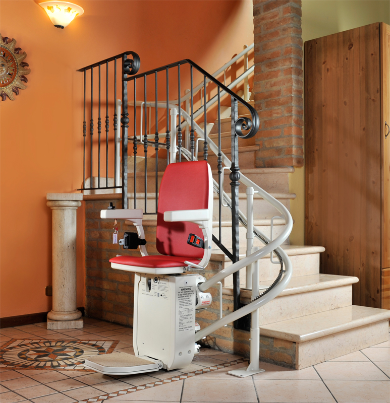 Platinum Curved Stair Lift Hd Ameriglide Lexington Ky