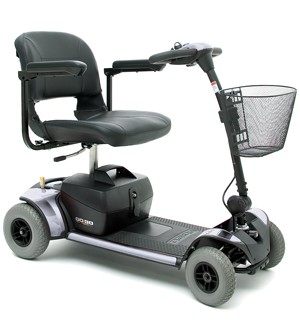 Pride Go-Go Elite Traveller Plus HD - 4 Wheel Travel Scooter disc. 12/12